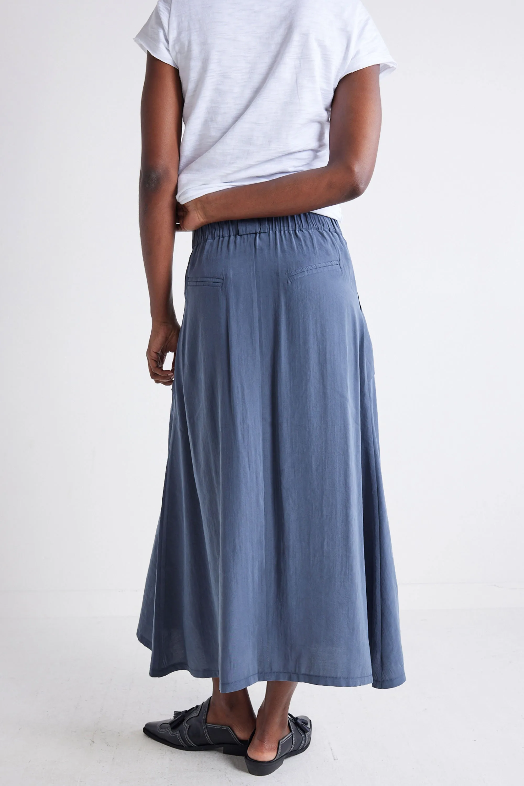 Light Poplin Utility Skirt