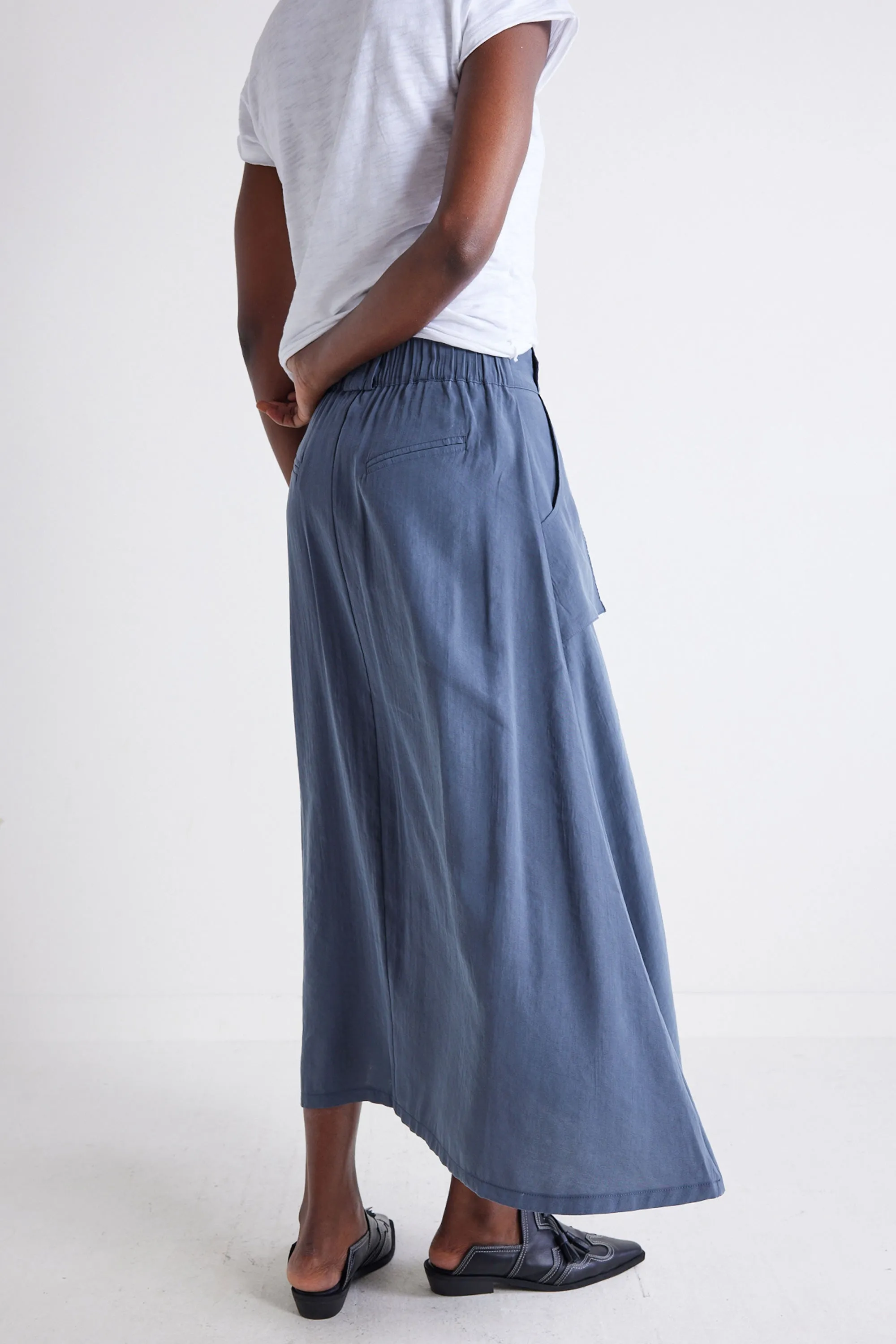 Light Poplin Utility Skirt