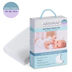 Little Linen Airwrap Mattress Protector - Large Cradle