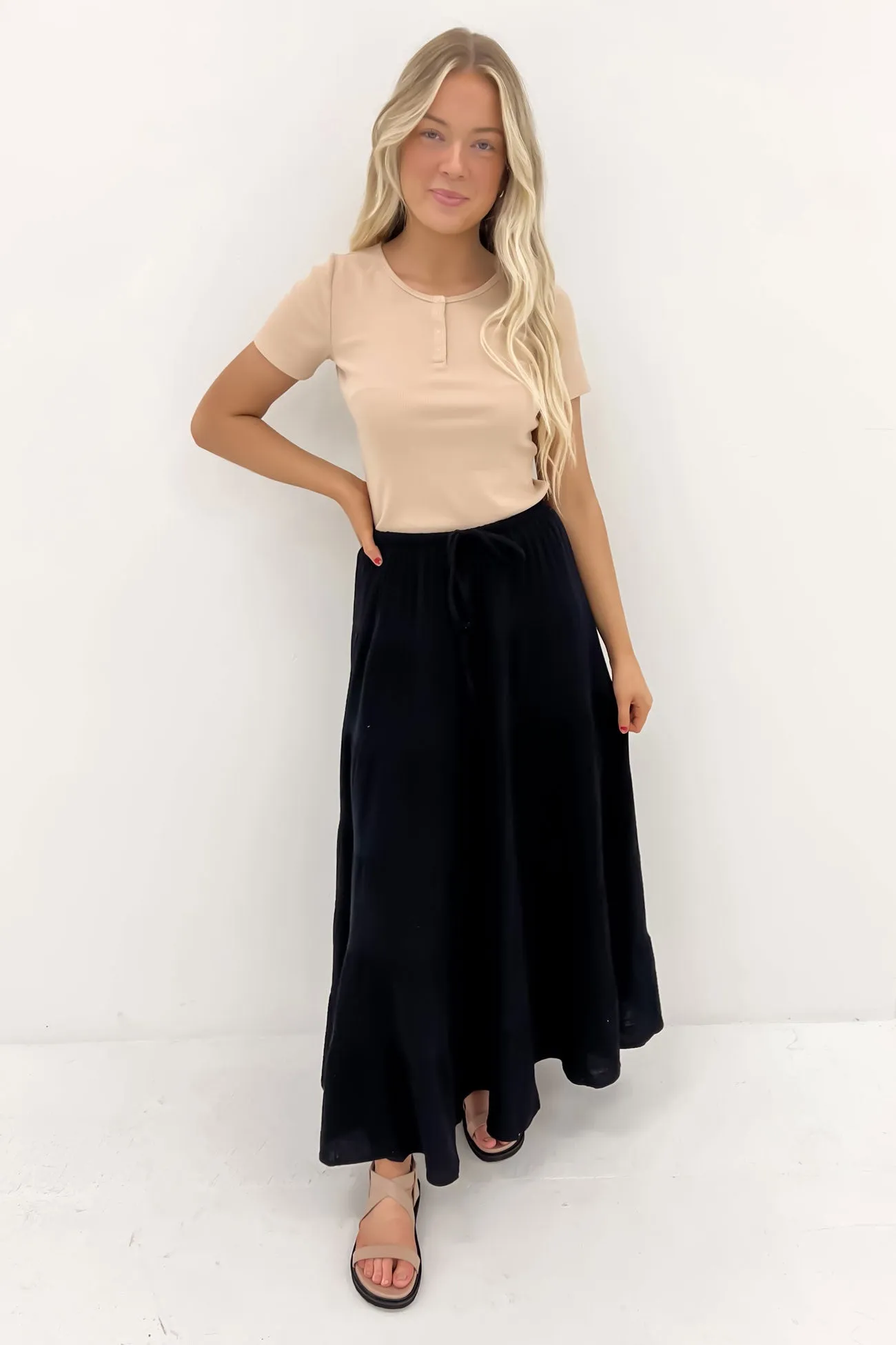 Luka Maxi Skirt Black