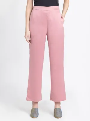 Luxe straight pant- Dusty pink