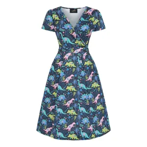 Lyra Dress - Floral Dino