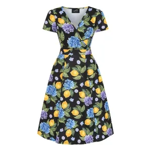 Lyra Dress - Lemon Hydrangea