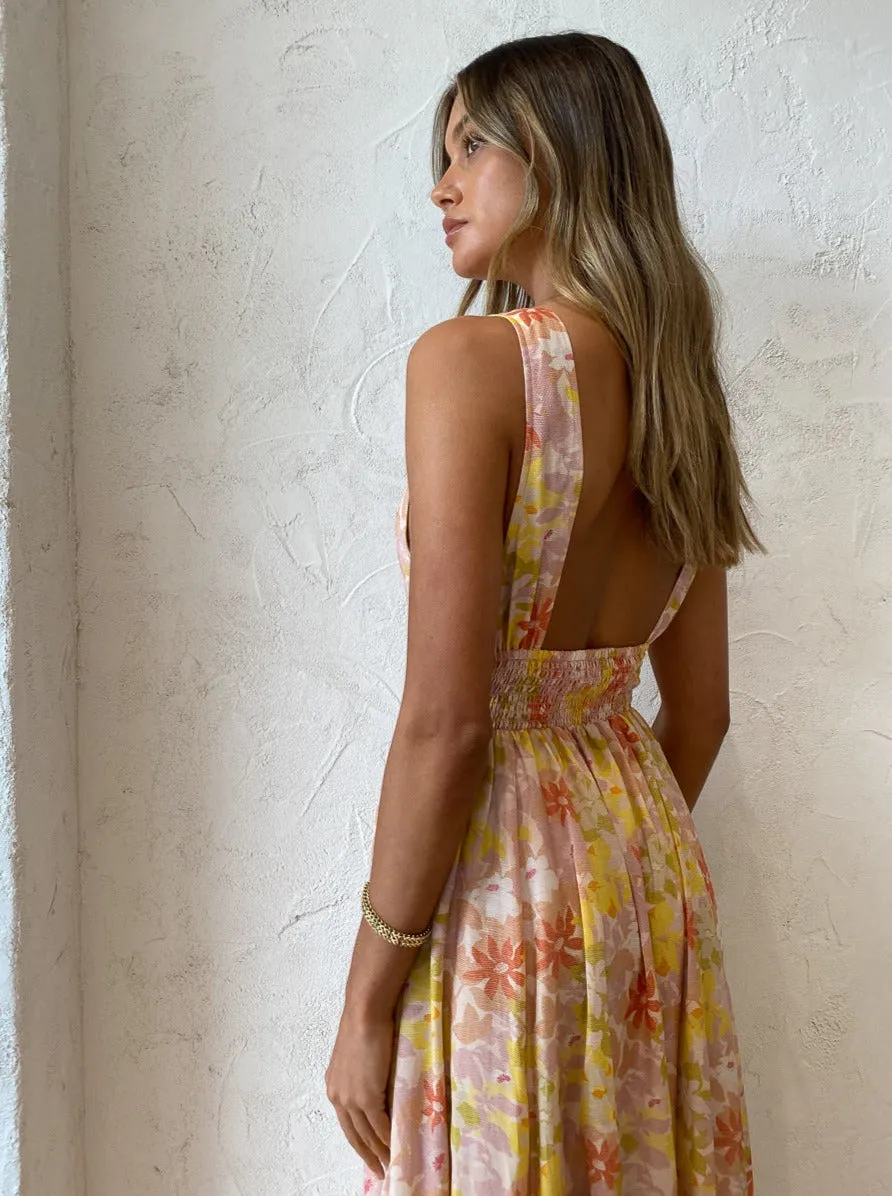 Magali Pascal Miriam Maxi Dress in Vintage Bloom Light