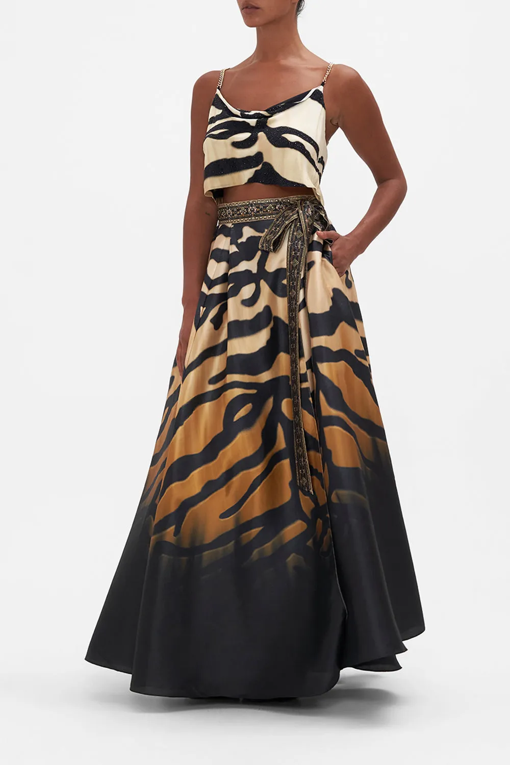 MAXI WRAP SKIRT TAME MY TIGER