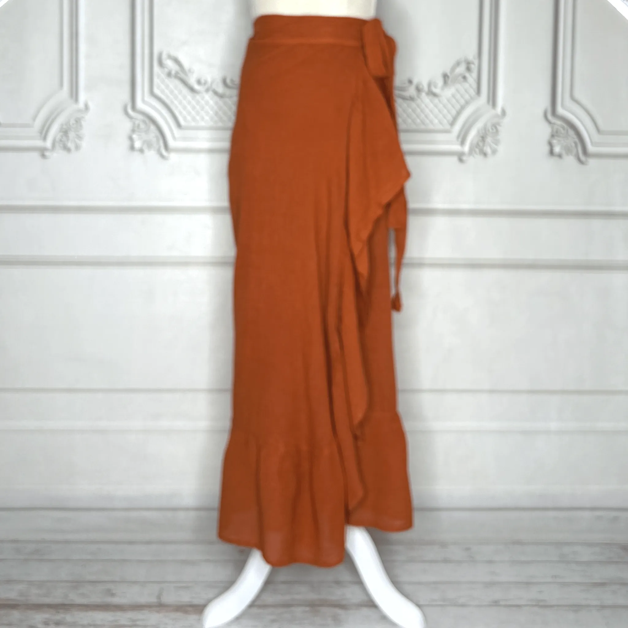 Mexican Gauze Wrap-Around Skirt