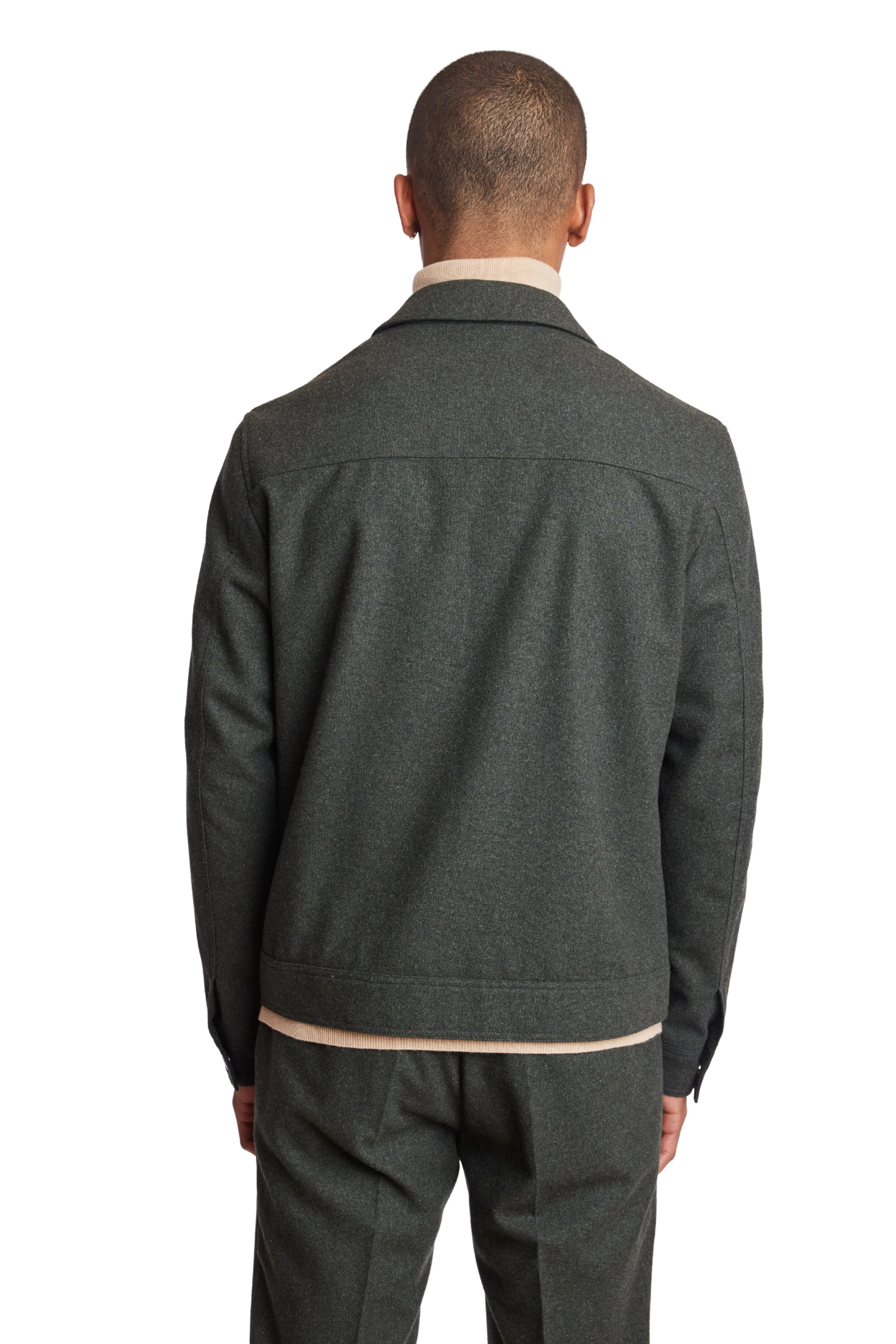 Milo Bomber Jacket - slim - Olive Green