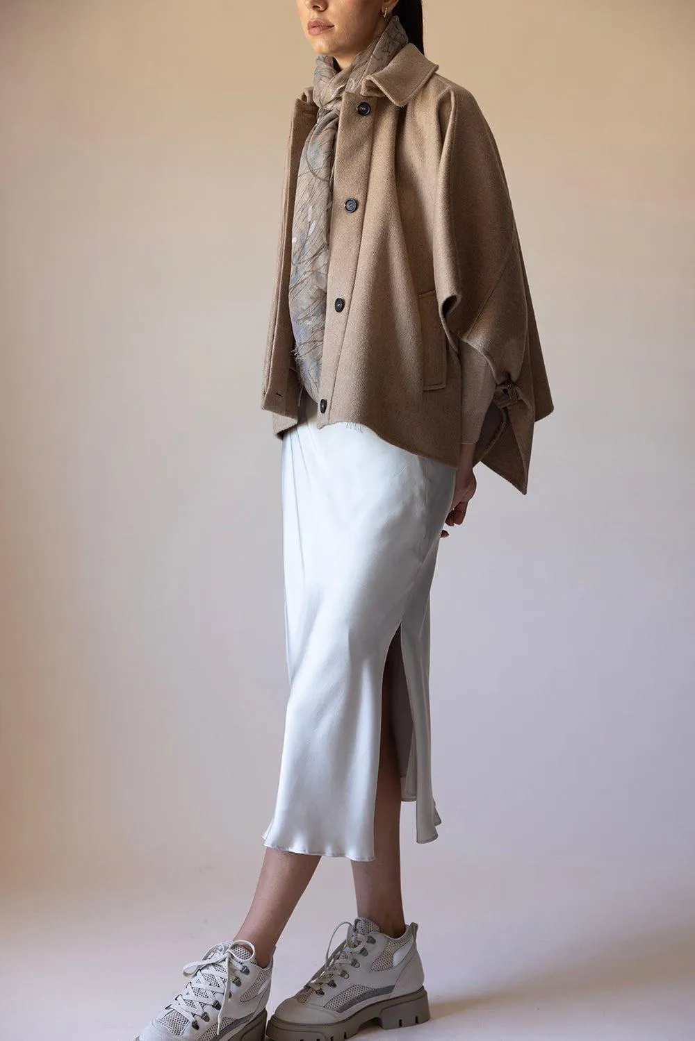 Monili Trim Drape Jacket