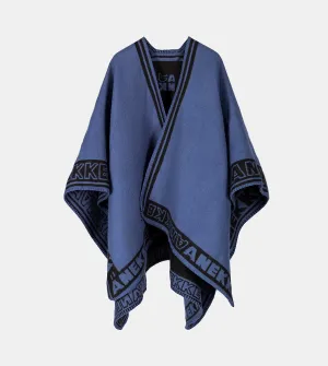 Navy Blue Shodō Poncho