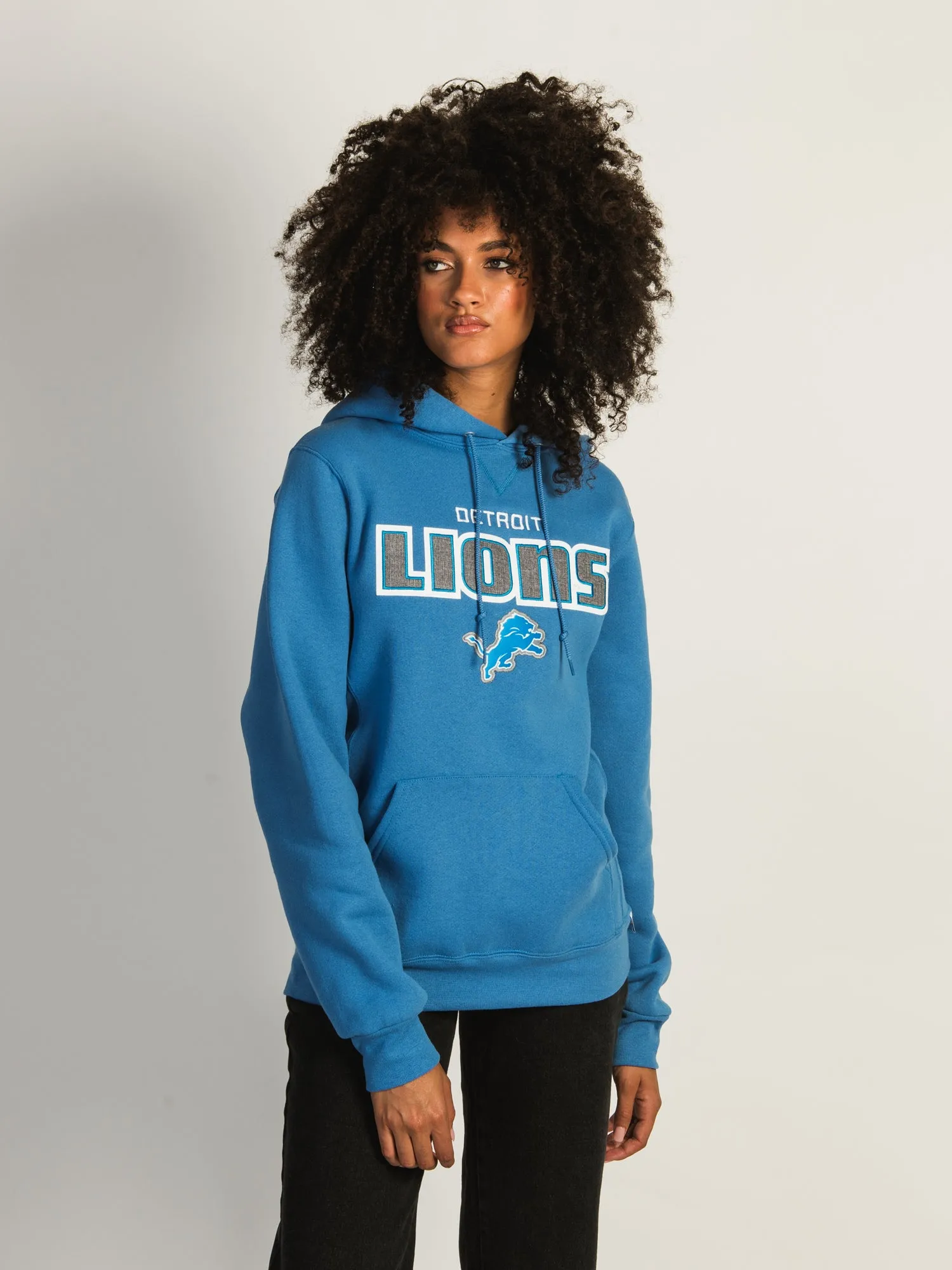 NFL DETROIT LIONS LOGO PULLOVER HOODIE