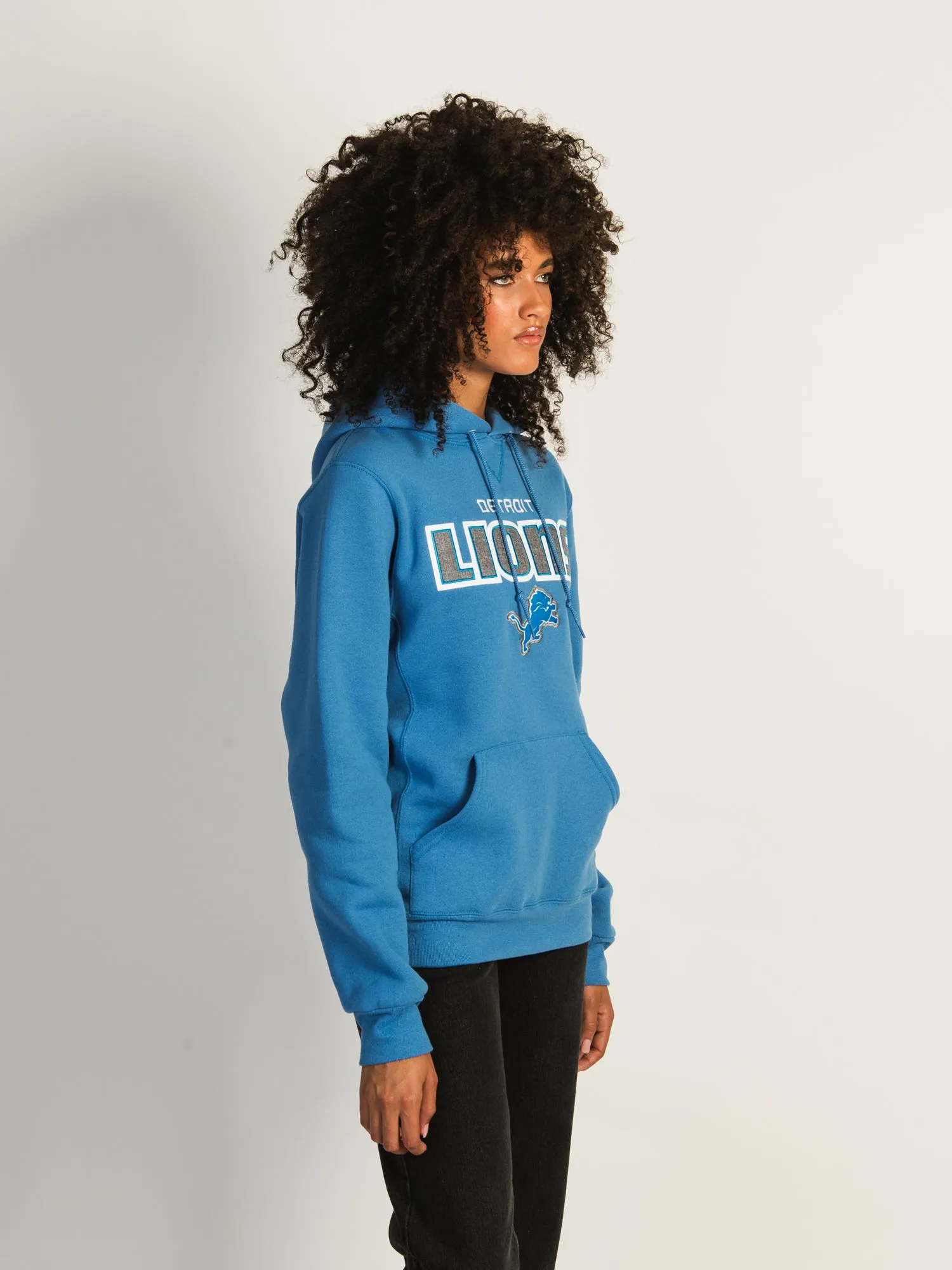 NFL DETROIT LIONS LOGO PULLOVER HOODIE