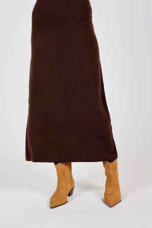 Night Air Knit Maxi Skirt