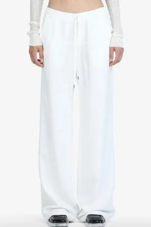 No. 21 - Wide Leg Trouser: White