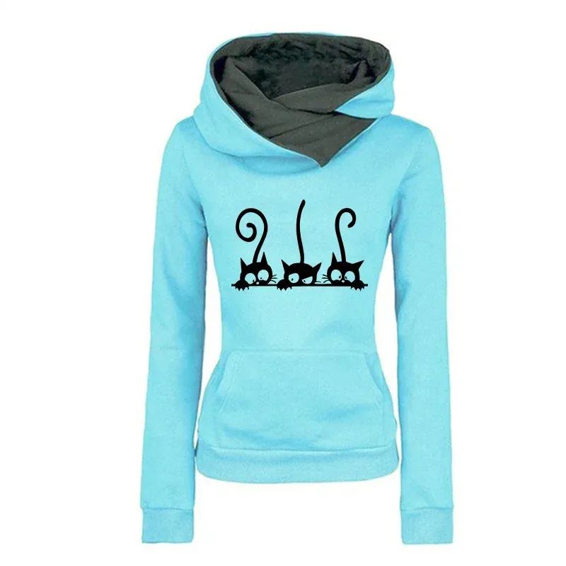 OLOMLB Cat Lovers Hoodie - Women's