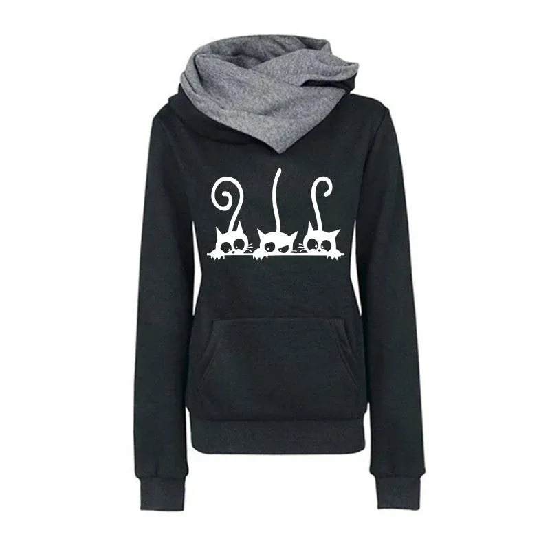 OLOMLB Cat Lovers Hoodie - Women's