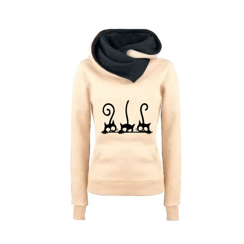 OLOMLB Cat Lovers Hoodie - Women's