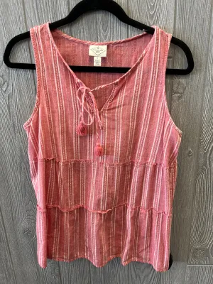 Pink Top Sleeveless St Johns Bay, Size S