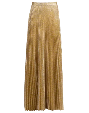 Pleated Maxi Skirt