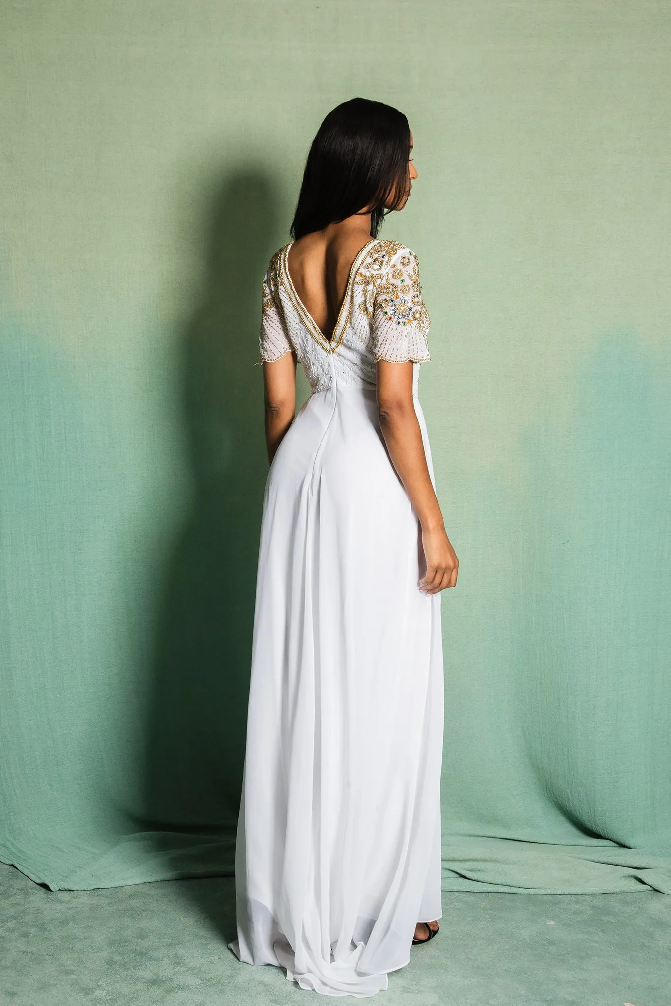 Raina Maxi White