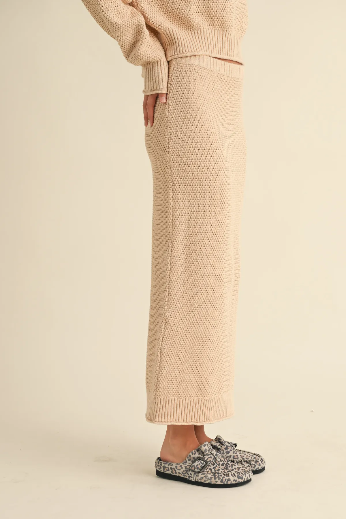 Raleigh Waffle Maxi Skirt