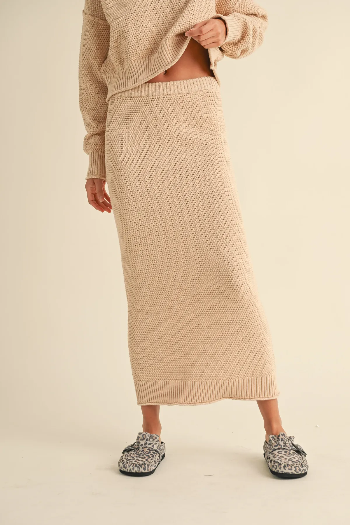 Raleigh Waffle Maxi Skirt