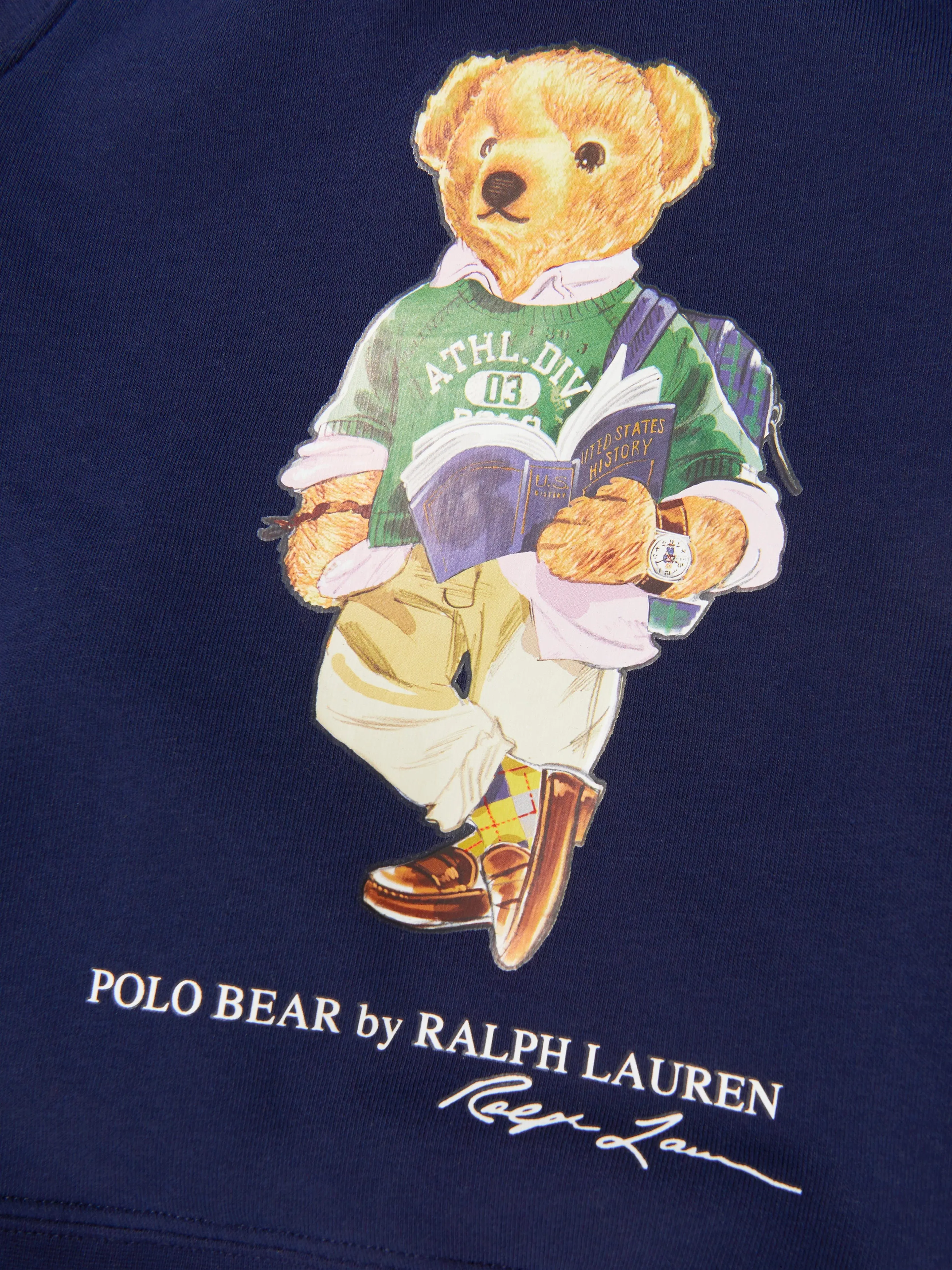 Ralph Lauren Boys Bear Print Hoodie