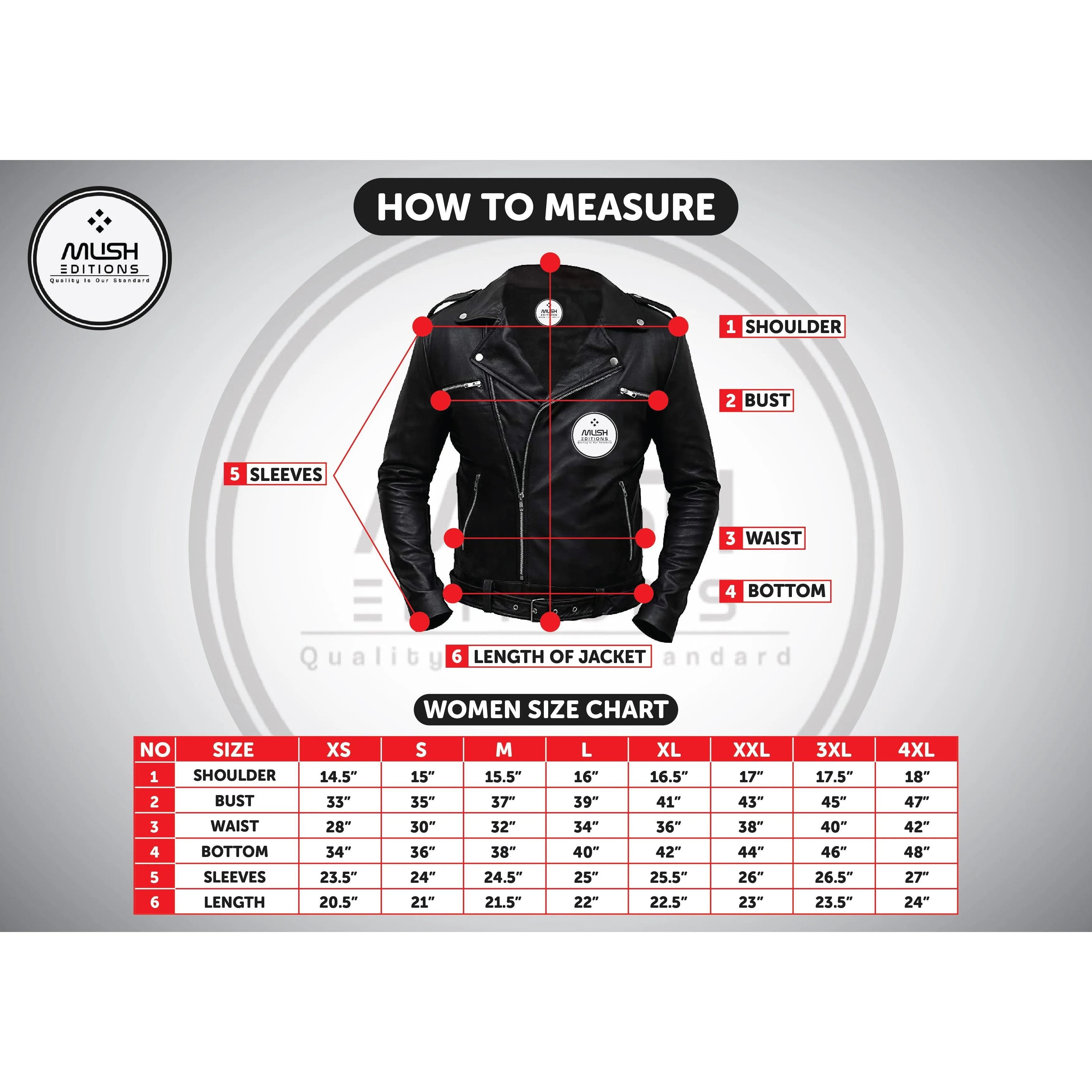 Red Quilted Cafe Racer Women Jacket