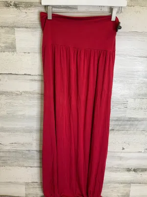 Red Skirt Maxi Clothes Mentor, Size S