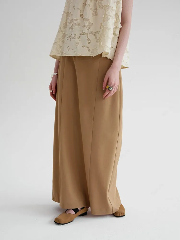 Relaxed High-Waist  Skirt