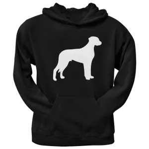 Rhodesian Ridgeback Silhouette Black Adult Hoodie