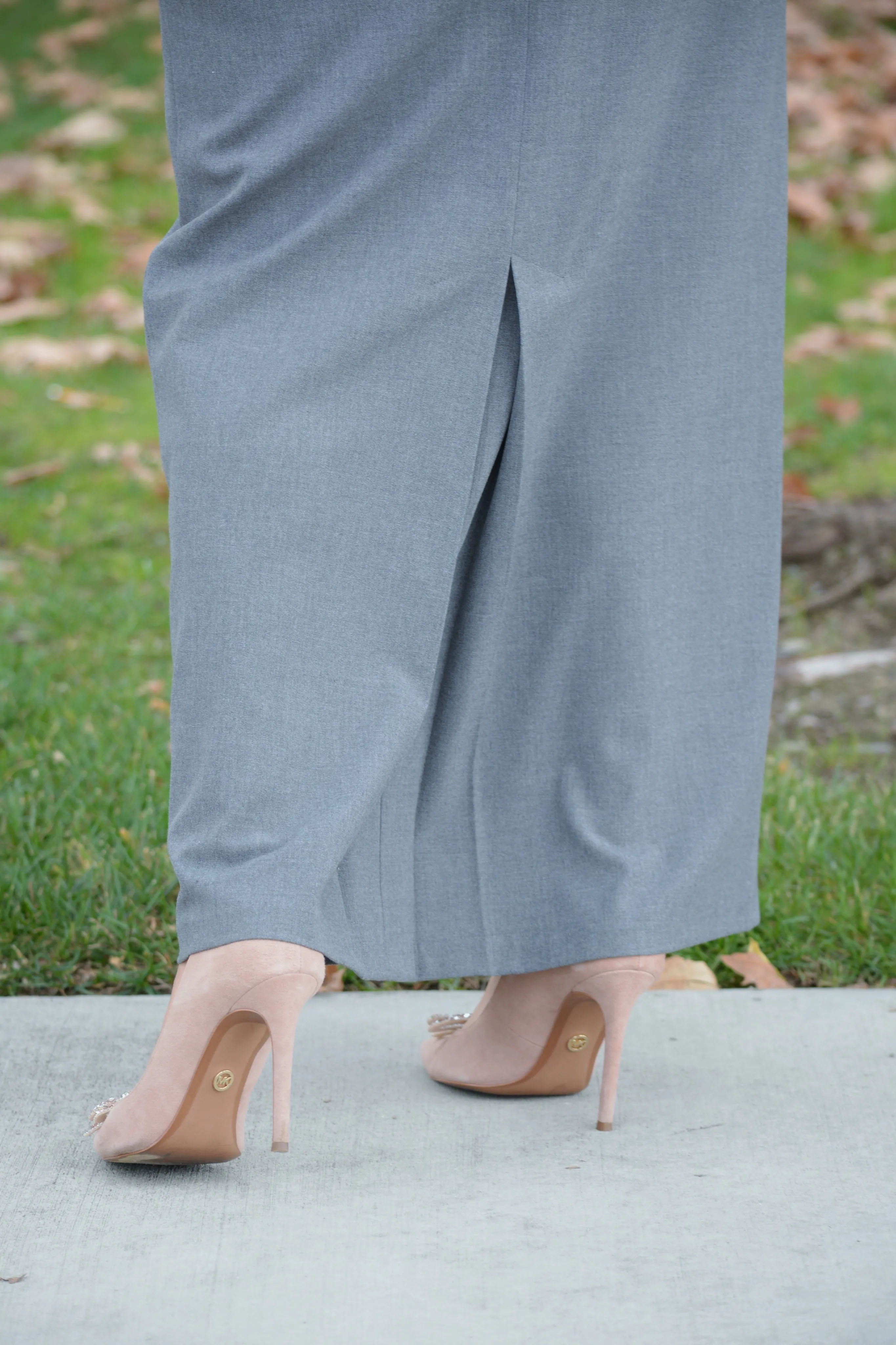 Ridley Grey Maxi Skirt