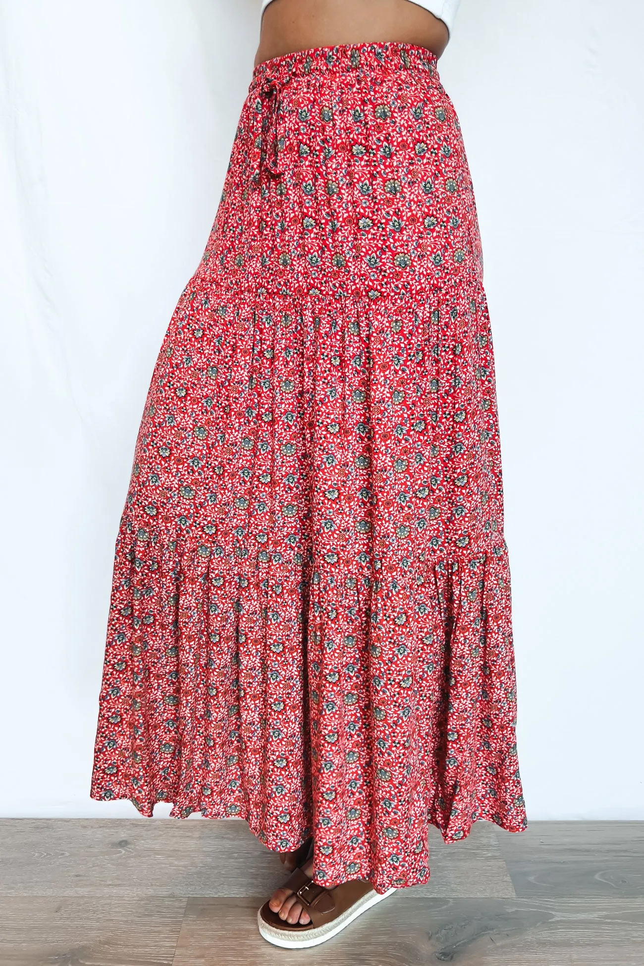 Rosanna Floral Maxi Skirt Print