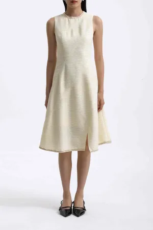 ROUND-NECKLINE DRESS