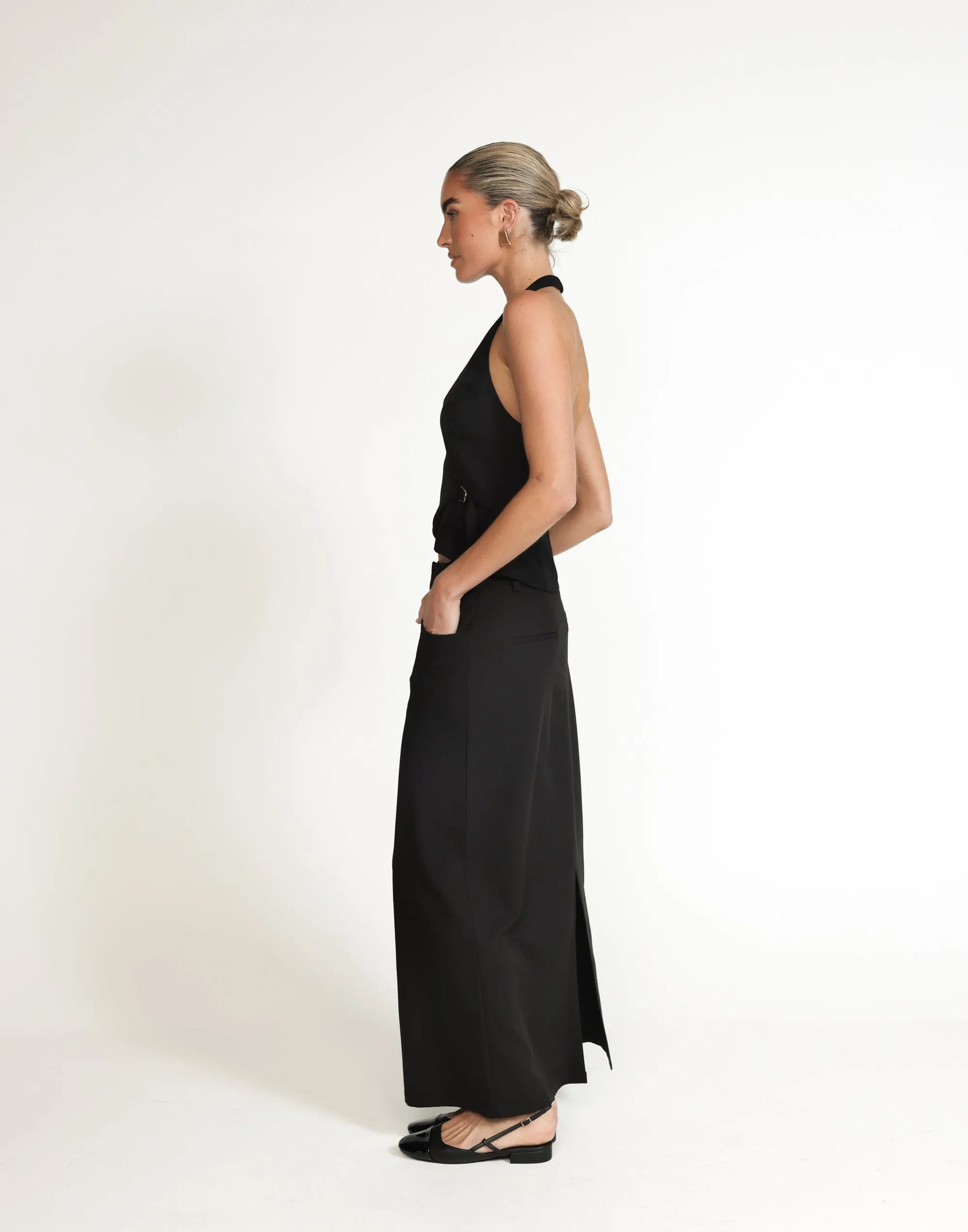 Salome Maxi Skirt (Black)