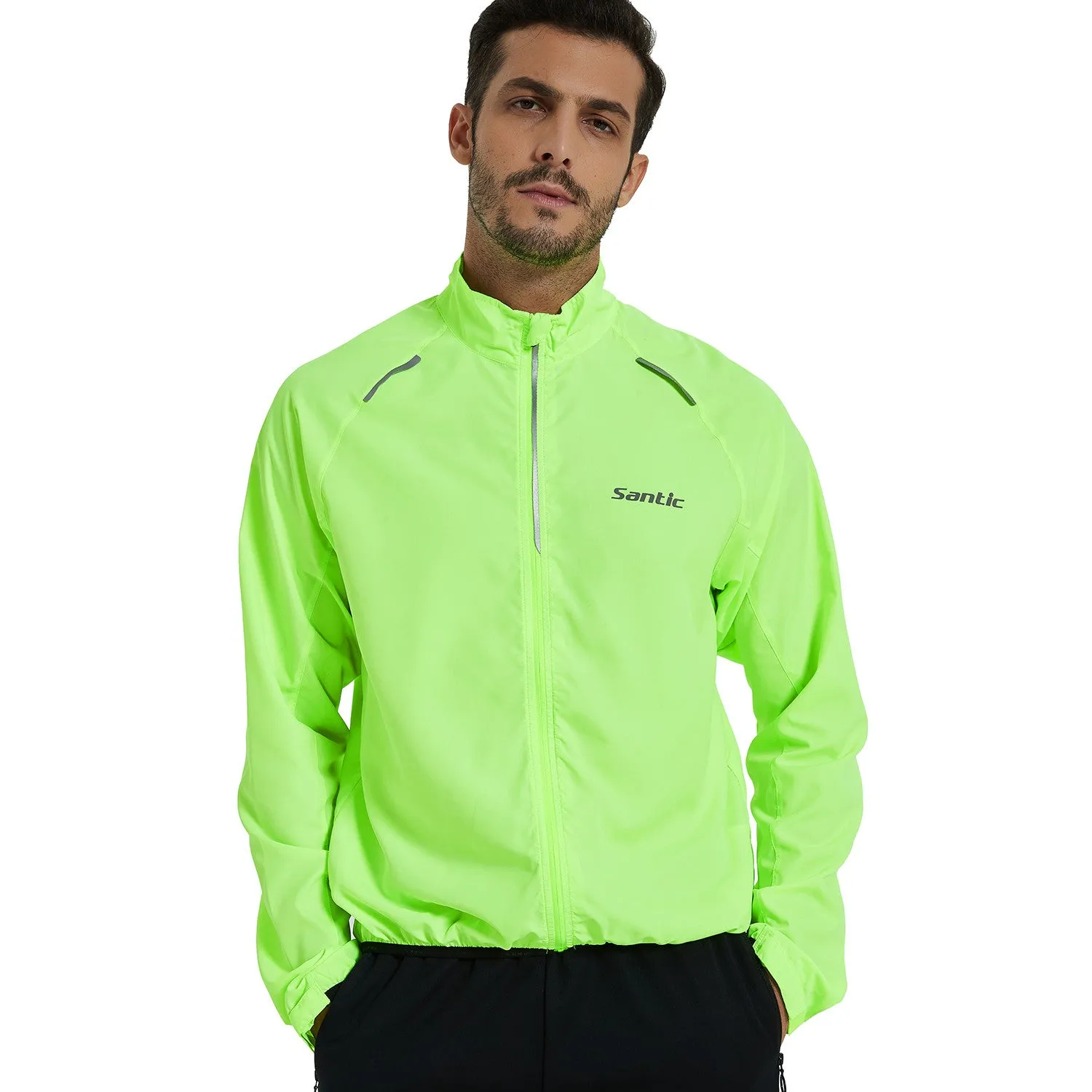 Santic Fluorescence Men Cycling Lightweight Jacket