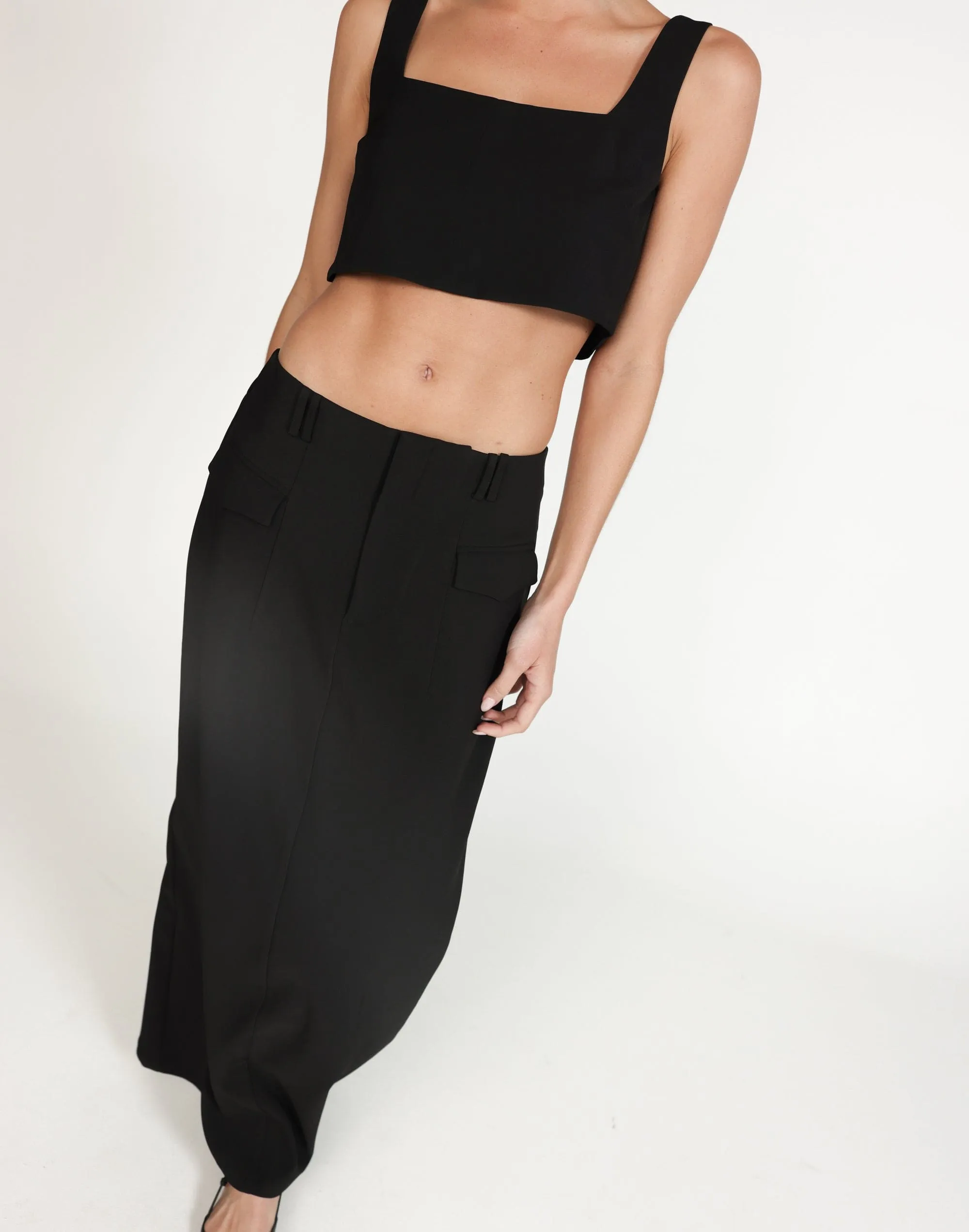 Sherin Maxi Skirt (Black)