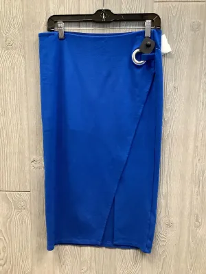 Skirt Maxi By Topshop In Blue, Size: 8