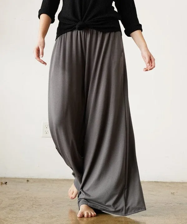 SMOCK ELASTIC WAIST MAXI PALAZZO  *Online Only*