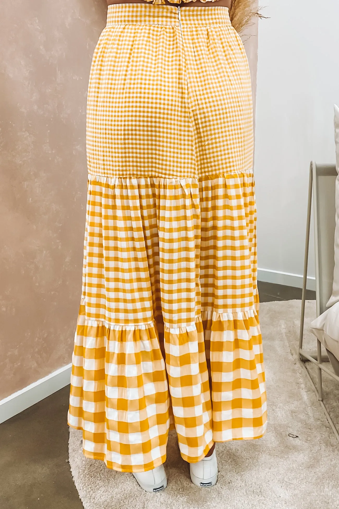 Tara Maxi Skirt Yellow