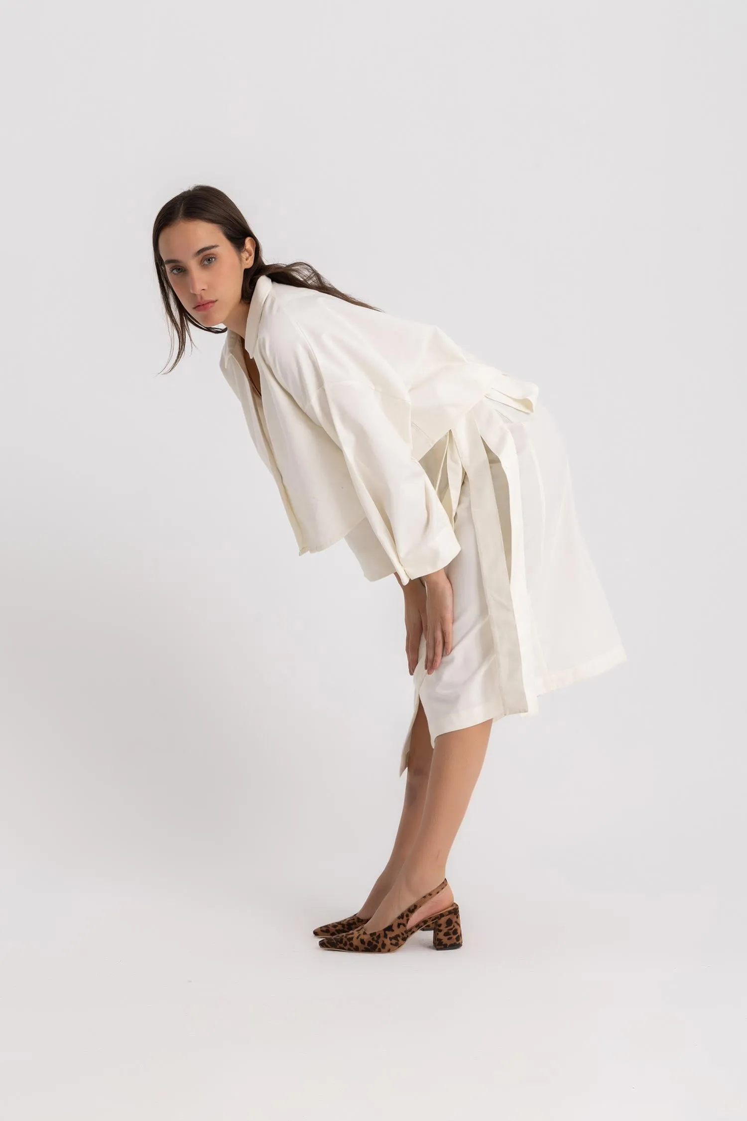 The Pola Cropped Shirt - Kei Dress