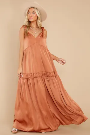 The Way She Moves Cinnamon Maxi Dress