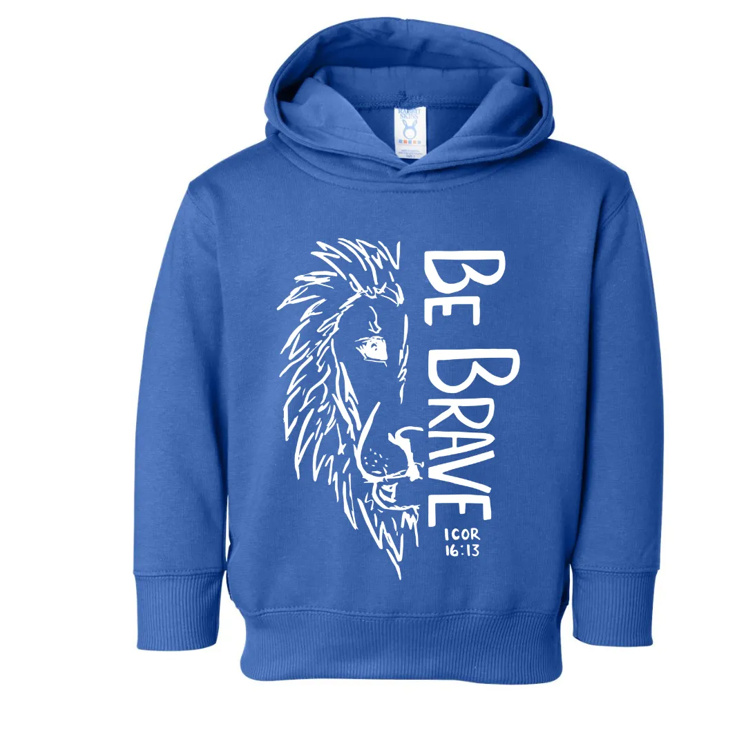 Toddler Side-pocket Be Brave Hoodie