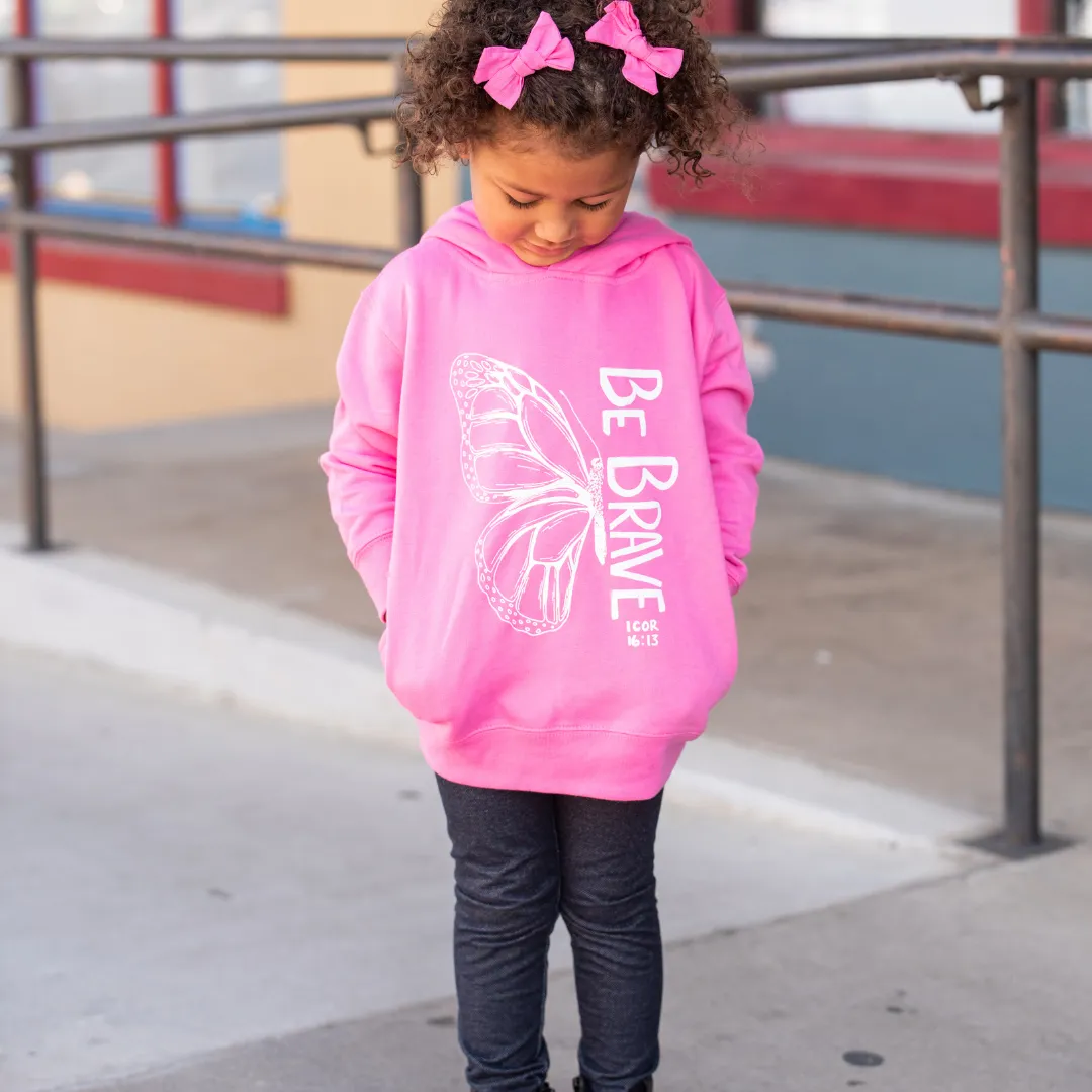 Toddler Side-pocket Be Brave Hoodie