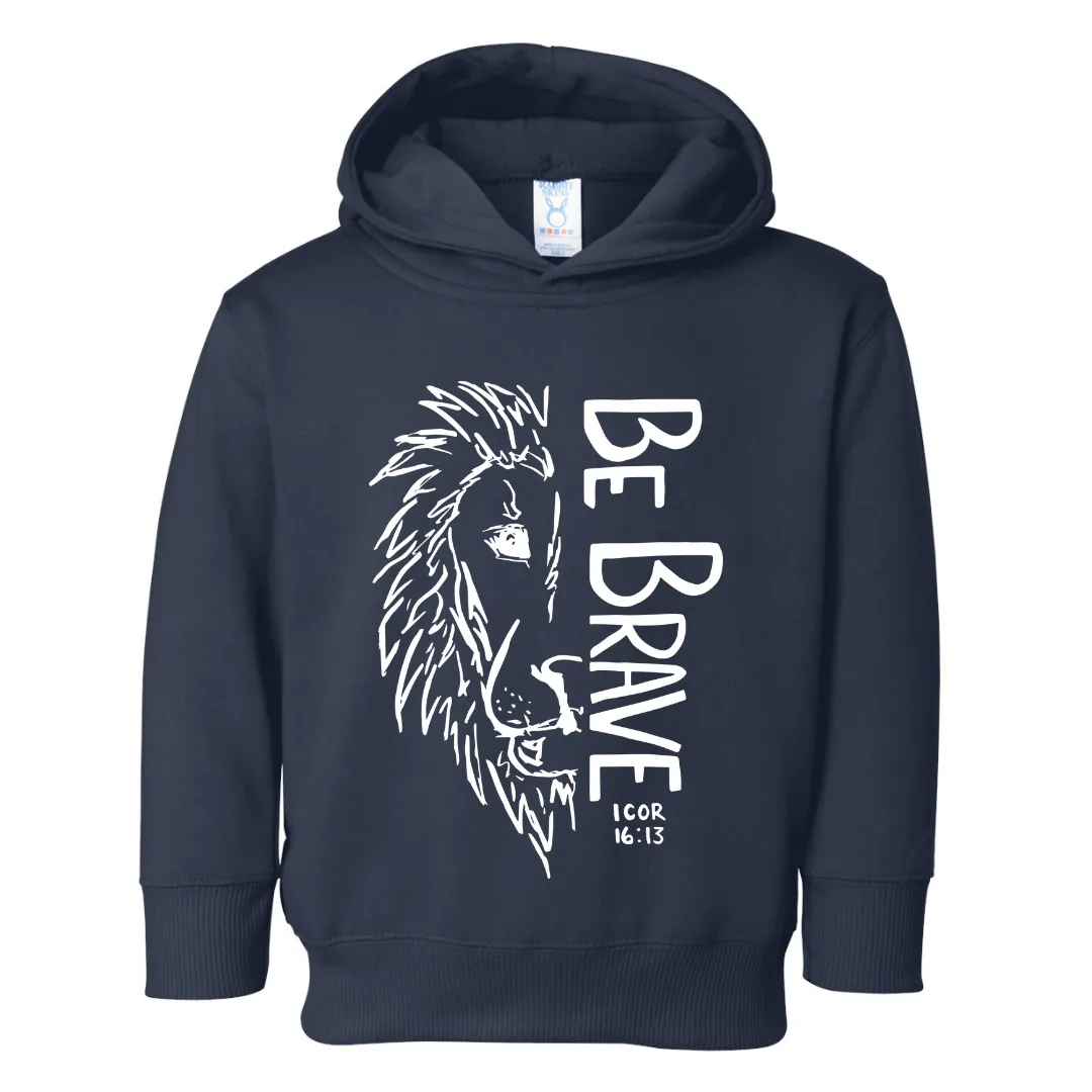 Toddler Side-pocket Be Brave Hoodie