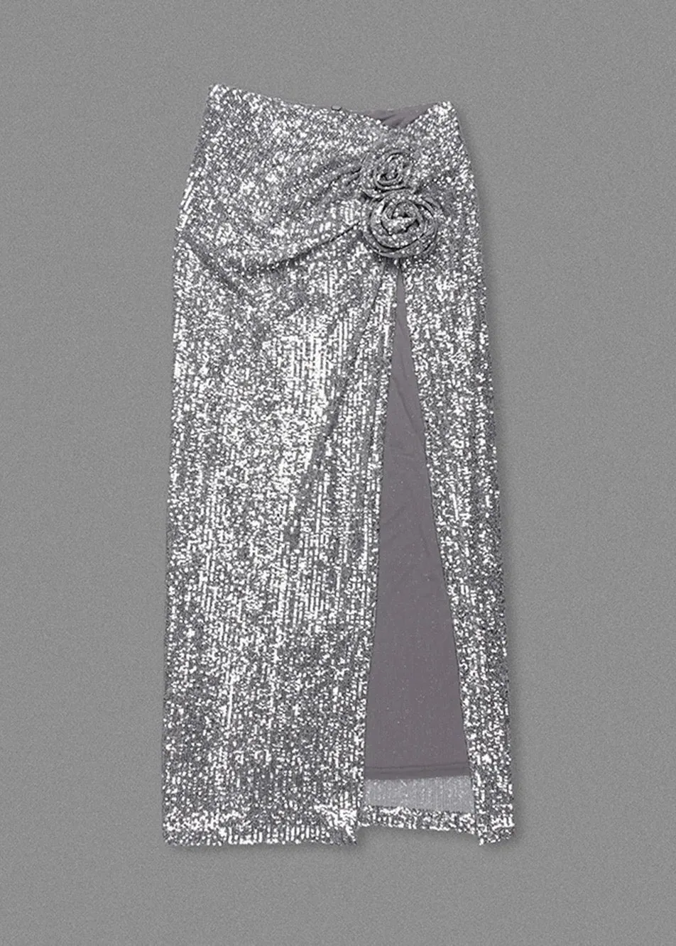 Tricia Sequined Maxi Skirt