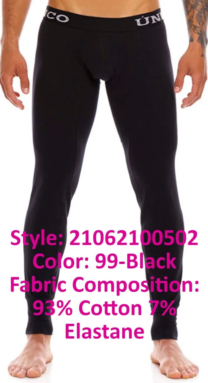 Unico 21062100502 Cold Mountain Long Johns Color 99-Black