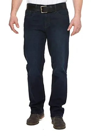 Urban Star Men's Jeans for men Relaxed fit - Stretch straight leg Blue