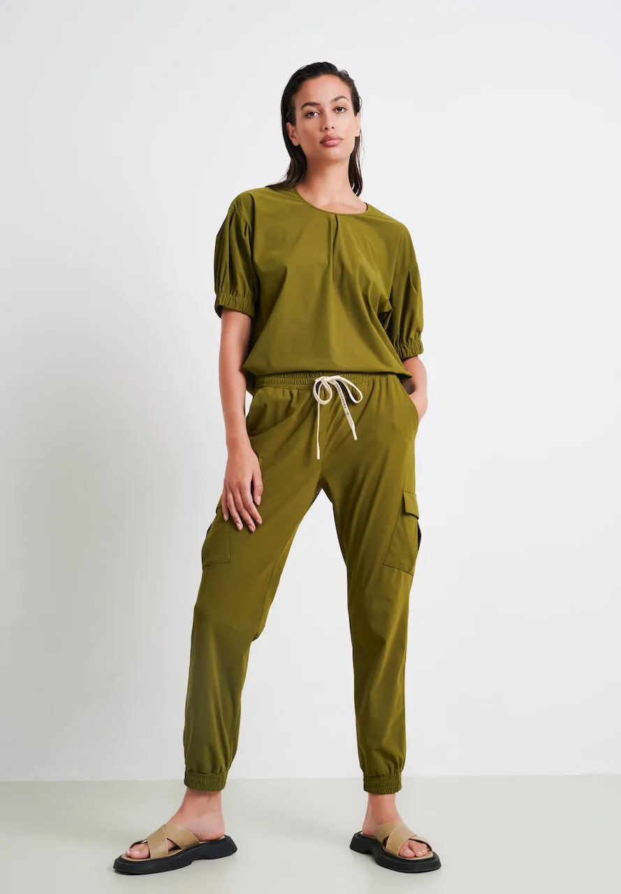 Winny Top Technical Jersey | Oliva green